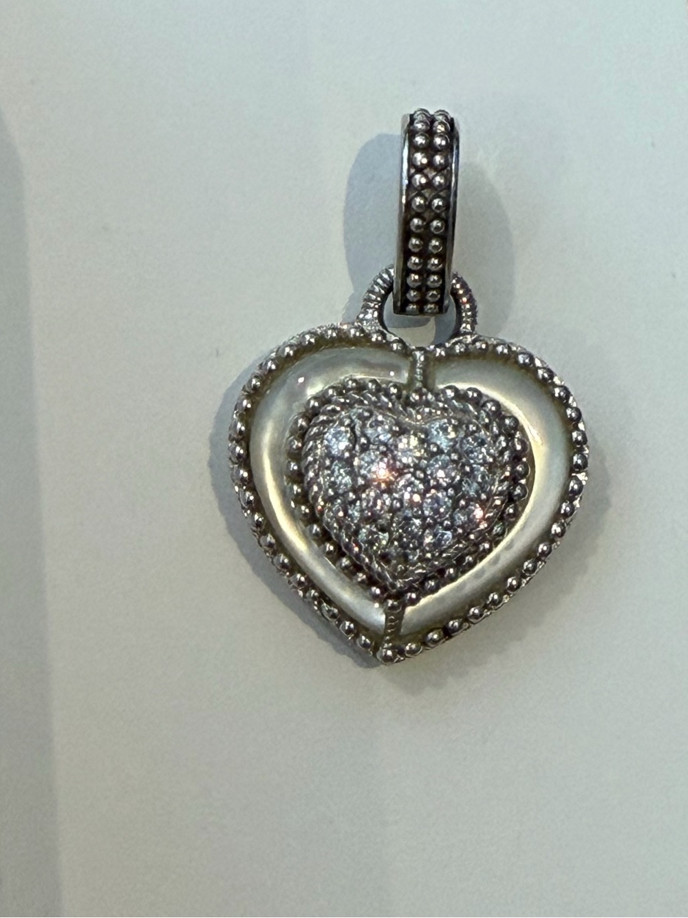 Judith Ripka Heart Pendant - Picture 3 of 5